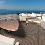 Yacht Jurata deck
