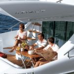 Yacht Azimut lounge deck