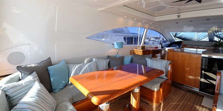 Eating Area in Yacht