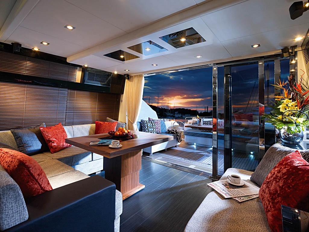 French Riviera yacht charter Sunseeker
