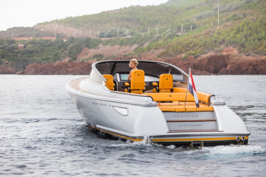 Wajer 38 luxury superyacht chase boat