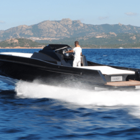 Sardinia super yacht tender for hire