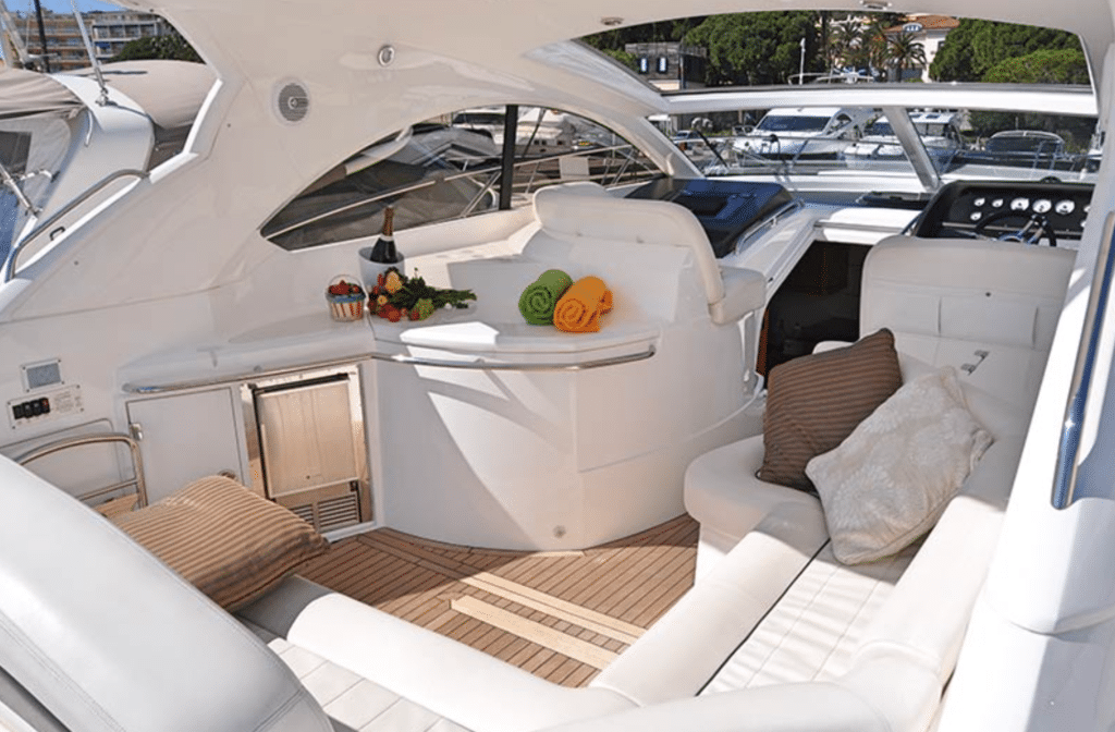 yacht rental Villefranche Sunseeker Portofino 48