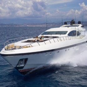 Mangusta yacht charter Cannes