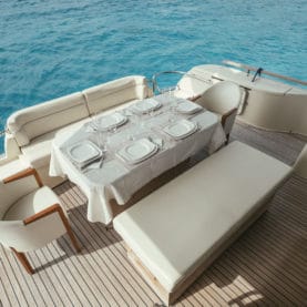 Antibes yachts aft deck