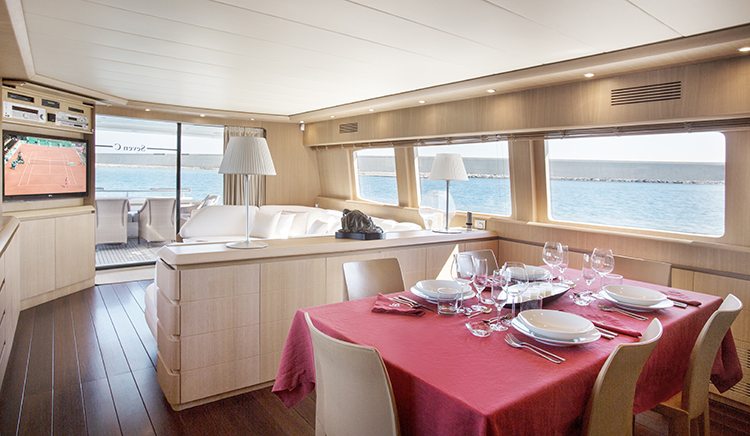 Ibiza motor yacht charter Seven C