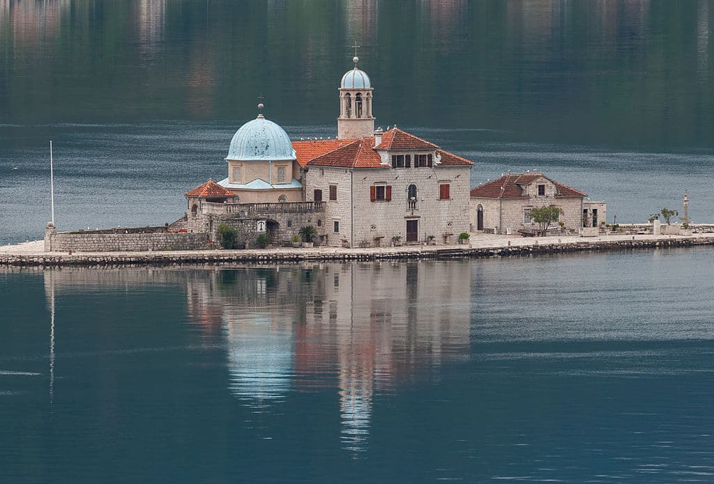 Our Lady of the Rocks Islet in Perast, Kotor Bay