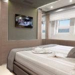 Charter Benetti Cheers 46 guest suite design