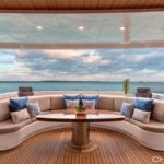 Feadship Broadwater aft seating