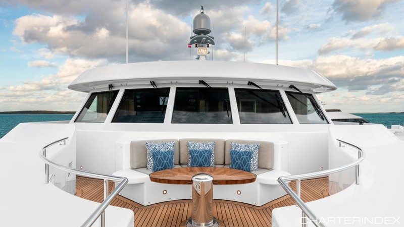 Feadship Broadwater forward casual seating