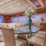 Paradise Ferretti 94 for charter dining