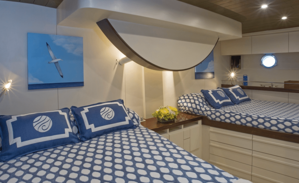 Cantiere Ferri Sailing Yacht Charter 'SY Jupiter' Master cabin