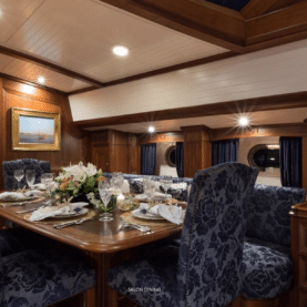Alloy Yachts Marae dining table