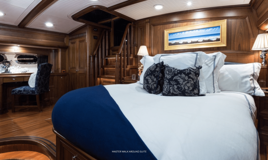Alloy Yachts Marae master suite