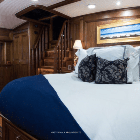 Alloy Yachts Marae master suite
