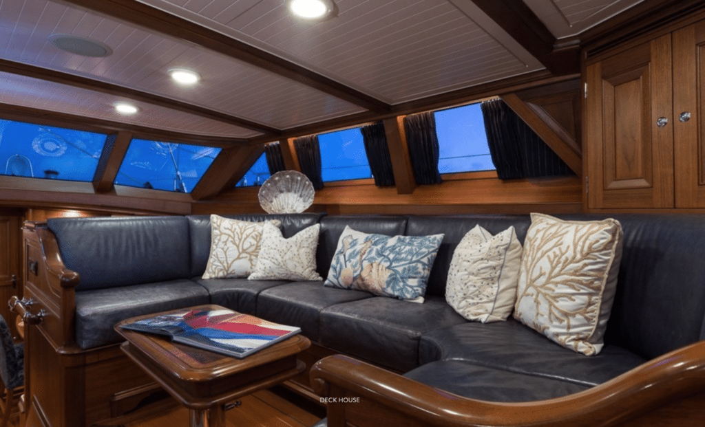 Alloy Yachts Marae interior seating