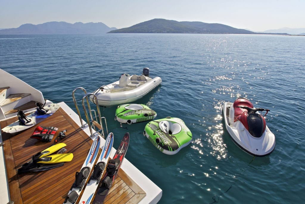 Siar Moschini O'Rion Charter Yacht deck toys