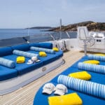 Intermarine Yacht Charter Jaan sundeck