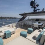 2017 Sanlorenzo Yacht Charter upper deck