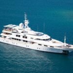 Benetti charter yacht Starfire aerial