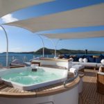 Benetti charter yacht Starfire sundeck