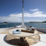 Benetti charter yacht Starfire upper deck