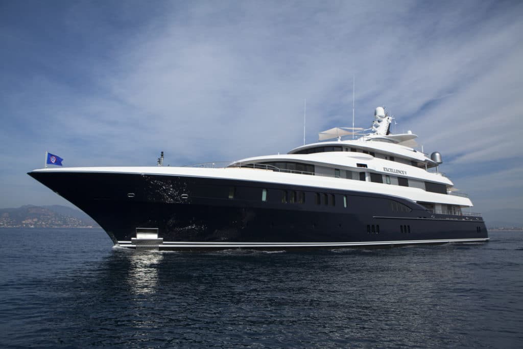 Abeking & Rasmussen Charter Yacht Excellence V Running Profile Front Port