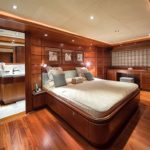 Ferretti Yacht for Charter Anne Marie VIP suite