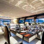 Manifiq yacht charter formal dining