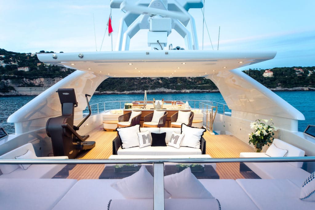 Manifiq yacht charter sun deck