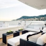 Manifiq yacht charter sun deck seating