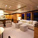 Nita K II charter yacht salon