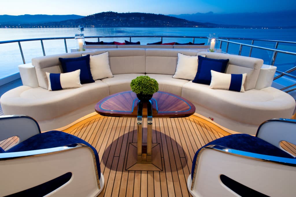 Abeking & Rasmussen Charter Yacht Excellence V Owner's Deck Seating