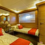 Porto Cervo yacht rental twin cabin