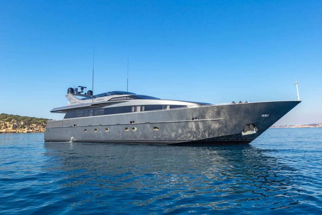 Exterior of Superyacht Summer Fun