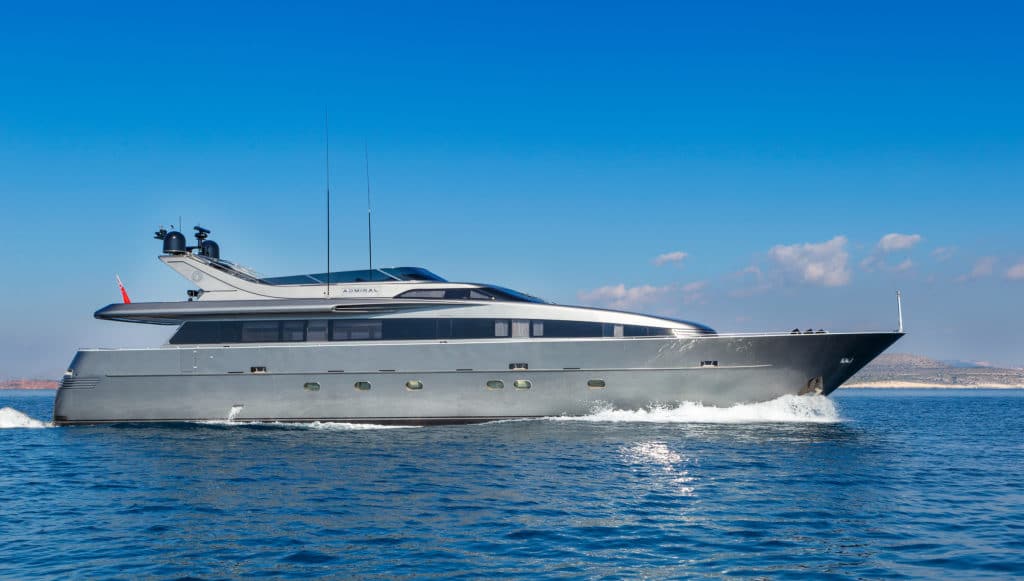 Exterior of Superyacht Summer Fun