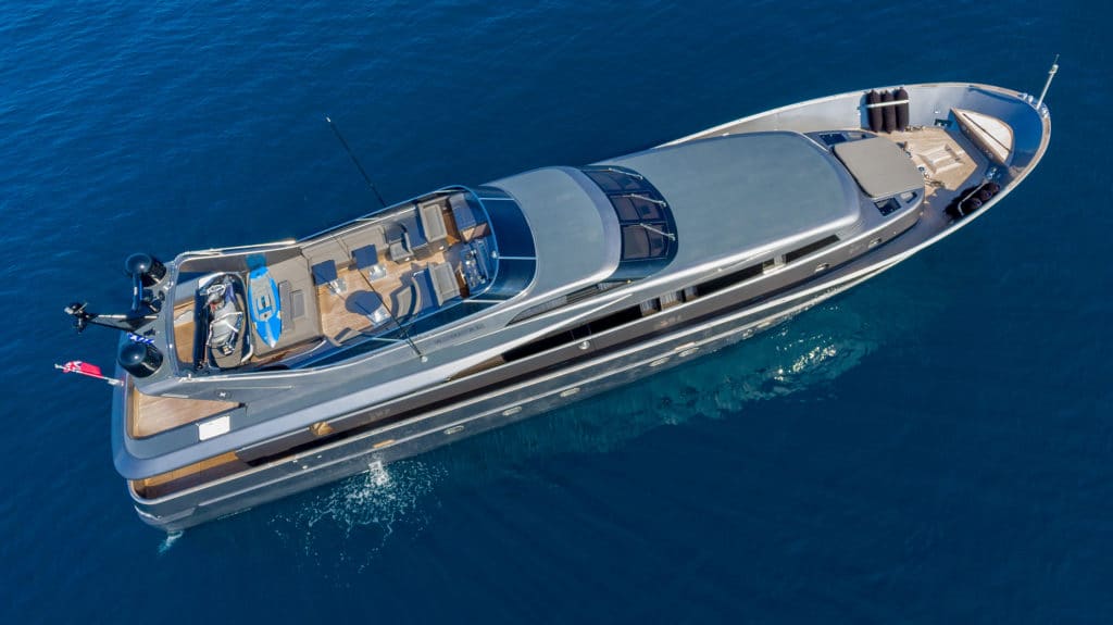 Exterior of Superyacht Summer Fun