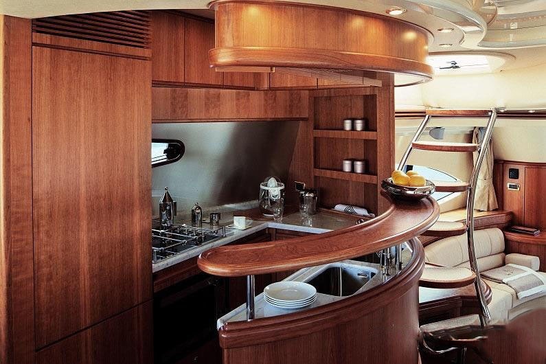 Galley of Yacht