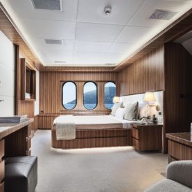 Master Bedroom in a Yacht