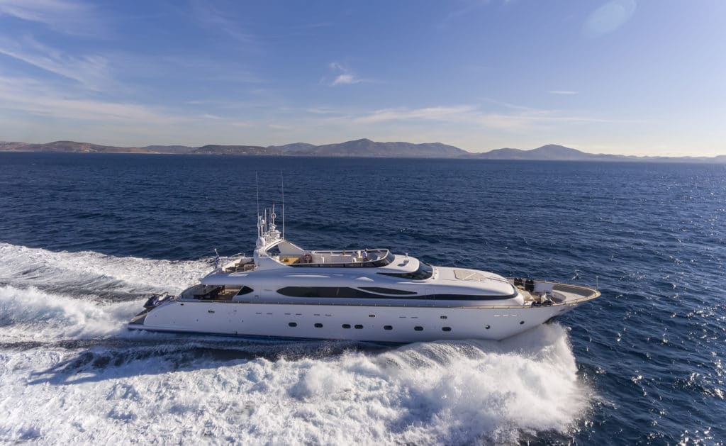 Profile of Yacht