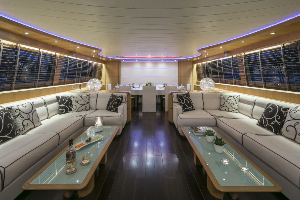 Lounge Area on yacht
