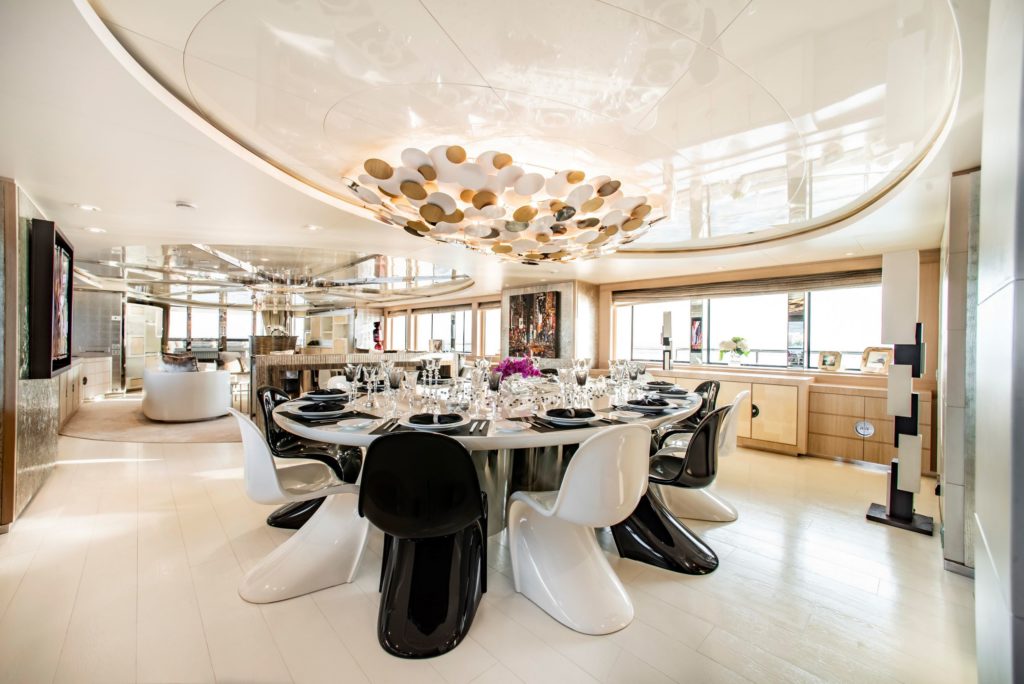 superyacht Light Holic - Interior Dining
