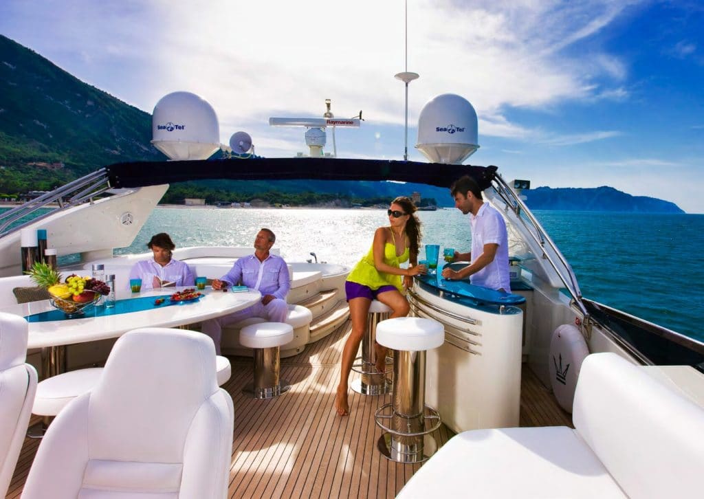 Yacht charter management services