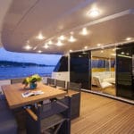 Dining Table on Aft Deck