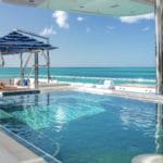 Super yacht Titania swimming pool
