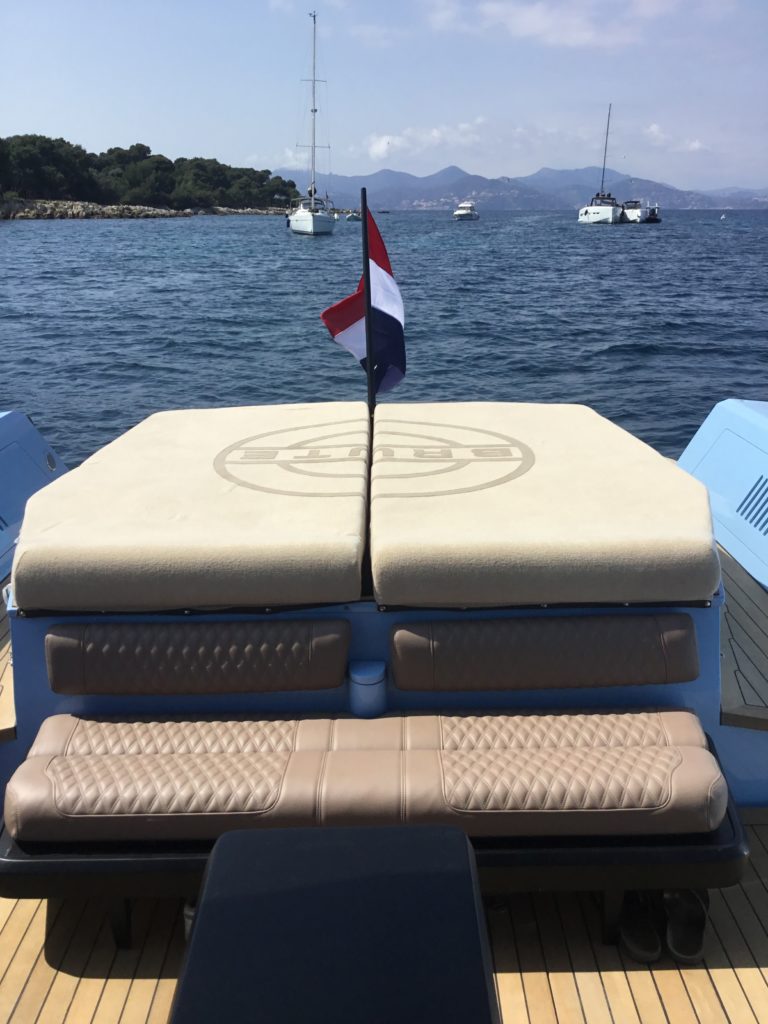 Wally 45 sunbathing French Riviera